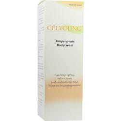 Weiße Verpackung einer Körpercreme für trockene Haut.