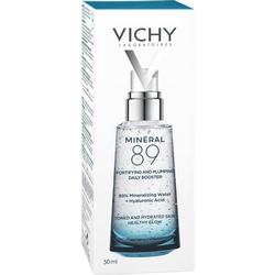 Sprühflasche von Vichy mit der Aufschrift "Minéral 89" auf der Verpackung.